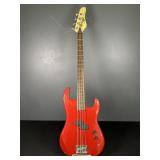 Regal Bass Guitar RB-100 in Red Finish