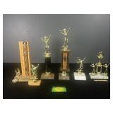 5 Tennis Tournament Trophies