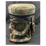 Camo fishing bucket an stool