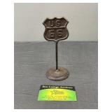 Cast Iron Route 66 Decor