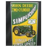 John Deere Metal Sign