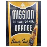 Mission Of California Metal sign