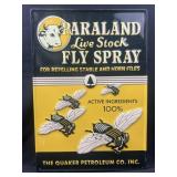 Paraland Livestock fly spray metal sign