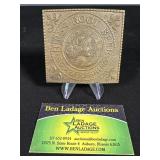 Brass Hires Rootbeer "So Refreshing" belt Buckles