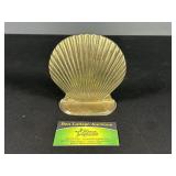 Brass Sea Shell Book End