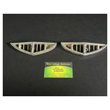 Vintage Ford Model A Hood Ornament Louvers