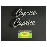 2 Chevrolet Caprice Chrome Emblems
