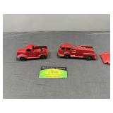 Tootsie Toy & Hubley Fire Truck Toys