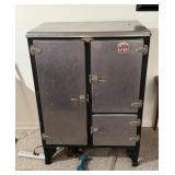 Antique Vintage "Big Chief" Icebox Refrigerator