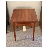 Wooden Side Table with Drawer