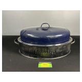 Large Enamel Roaster Oven