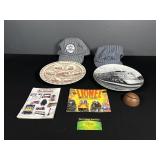 Train Decor Plates and Hats