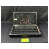 2 Marble Display Cases