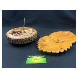 Wooden nut bowl and more