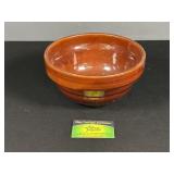 Hull Style Brown Stoneware Bowl