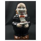 Man with hat cookie jar
