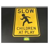 Slow Children At Play Road Sign