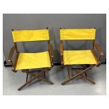 2 Vintage Director Style Chairs