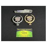 Cadillac and Ford Galaxy Car Emblems