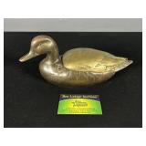 Brass Duck Trinket Box