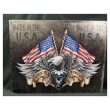 World class Motorcycles metal sign