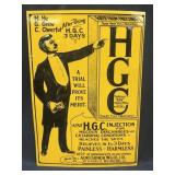 HGC Injection Metal sign