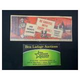 Smokey Bear cardboard advertising