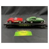 Lionel car transport with toy cars