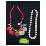 Two beaded necklaces