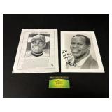 Autographed Danny Glover & Minnie Minoso Photo
