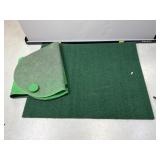 Golf Tee Shot Practice Mat & Putting Mat