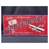 Aeroline Oil metal sign