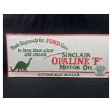 Sinclair motor oil metal sign