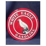 White Eagle gasoline metal sign