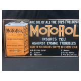 Motorol Oil metal sign