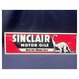Sinclair Motor Oil metal sign