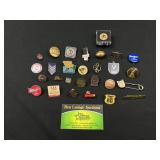 Ohio State, Illini, Illinois State Fair pins and