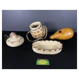 Handcrafted Basketry & Gourd Items