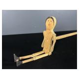 Antique Wooden Dancing Figure