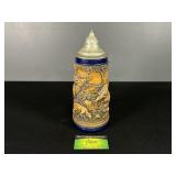 German Gerz Fox Handle Stein