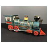 Western Tin Litho Toy Train by Modern Toys