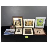 Various Framed Photos Taken By Ted Flickenger