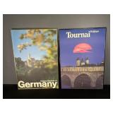 Large Vintage Style Germany and Torurnai Artwork