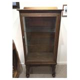 Antique Wooden Display Cabinet