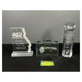 Glass Golf Tournament Trophies