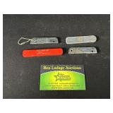 Local Illinois Advertising Pocket Knives