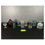 Mason Jars , Insulators, and More