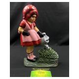 Cast Iron Little Red Riding Hood Doorstop