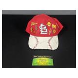 St Louis Cardinals Baseball Hat with 2 Autographs