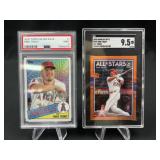 Donruss & Topps Mike Trout 2020 PSA & SGC graded